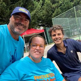 Laura Sambruno y Cisco García en el ITF de Setúbal en Tenis en silla de ruedas