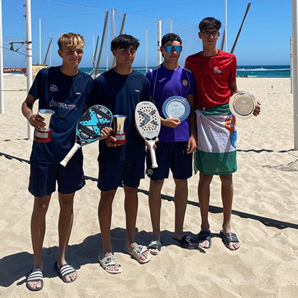 Jorge Méndez y Samuel Hernández en el Campeonato de España de Tenis Playa