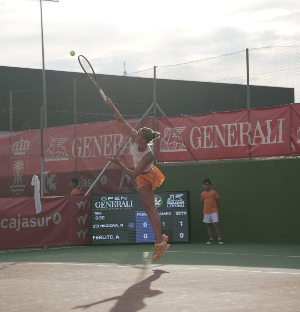 Radka Zelnickova en el Internacional de Tenis Femenino de Palma del Rio