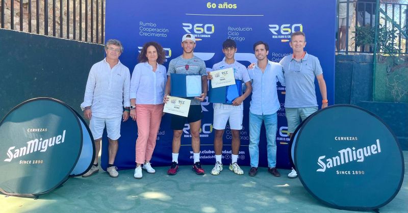 Alejandro Lopez Escribano triunfa en XXXII Torneo Tenis Cervezas San Miguel El Candado