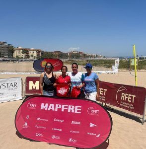 Doblete de Laura Jiménez en Tenis Playa en Tarragona Doblete de Laura Jiménez en Tenis Playa en Tarragona