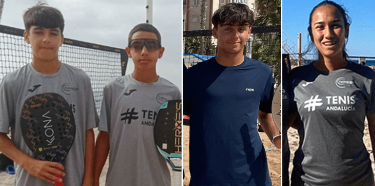 Cuatro andaluces de tenis playa convocados para el campeonato de europa