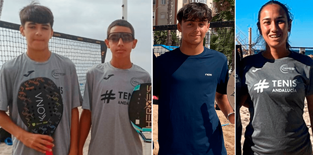 Cuatro andaluces de tenis playa convocados para el campeonato de europa