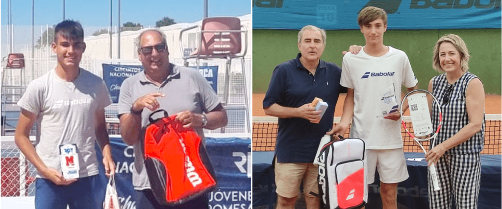 Ignacio Cepeda y Darío Ruiz se alzan con el título en el Marca Jóvenes Promesas y en la Babolat Cup