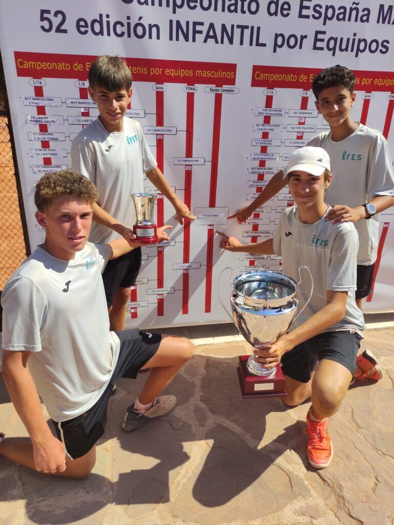 El Club de Tenis El Ejido se proclamó Campeón de España MAPFRE de Tenis Infantil por Equipos Masculinos