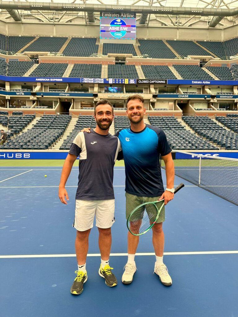 Riki Ojeda y Juan Pablo Cañas en el US Open 2024