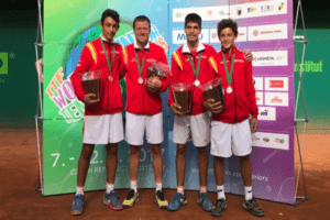 España, subcampeona del mundo en 2015, con Nico Perez de capitán España, subcampeona del mundo en 2017, con Nico Perez de capitán