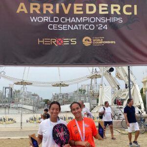 Laura Jiménez y la canaria Daniela Rodríguez, campeonas del mundo sub 18 de tenis playa en Cesenatico Laura Jiménez y la canaria Daniela Rodríguez, campeonas del mundo sub 18 de tenis playa en Cesenatico