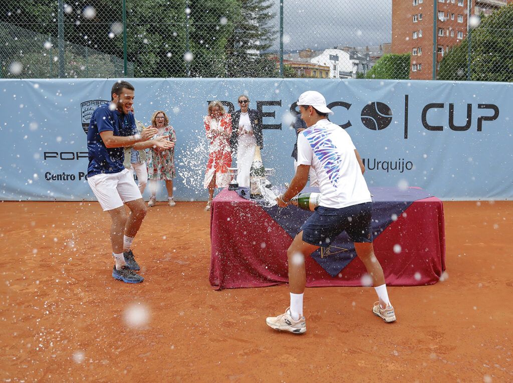 Benjamin Winter se alza con el título de dobles en la Riesco Cup junto a Alejo Sánchez
