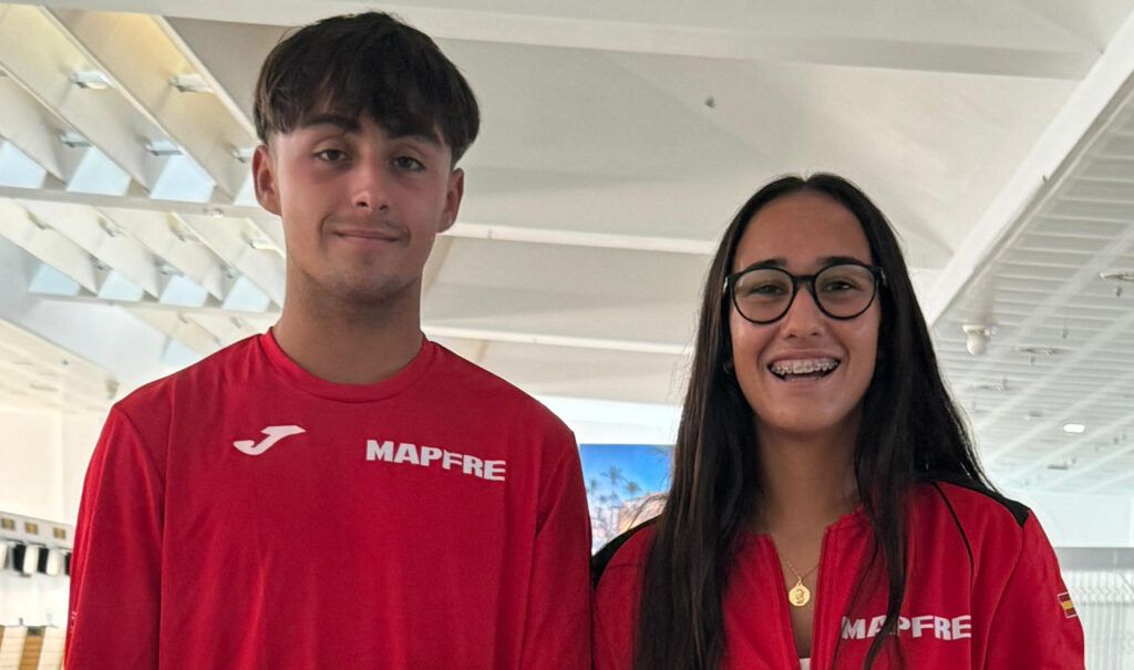 Jorge Méndez y Laura Jiménez en el reciente Campeonato de Europa Jorge Méndez y Laura Jiménez en el reciente Campeonato de Europa