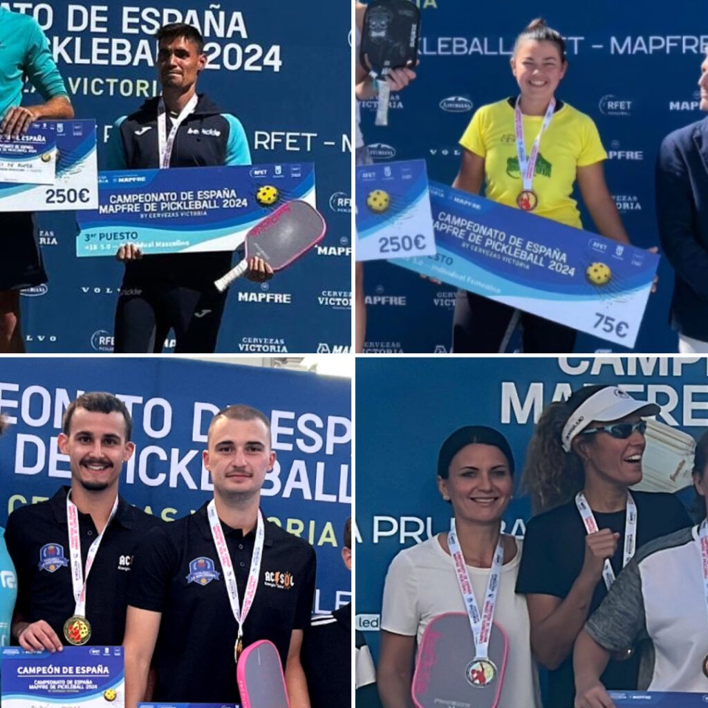 Jugadores andaluces en el Campeonato de España MAPFRE de Pickleball
