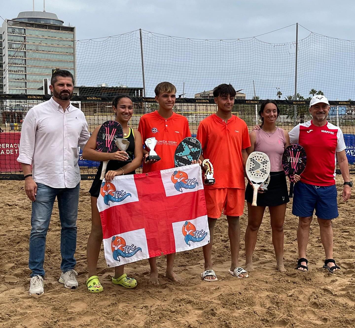 ITF BTJ100 Melilla Laura Jiménez, Nico Volpe, Jorge Méndez y Daniela Rodríguez