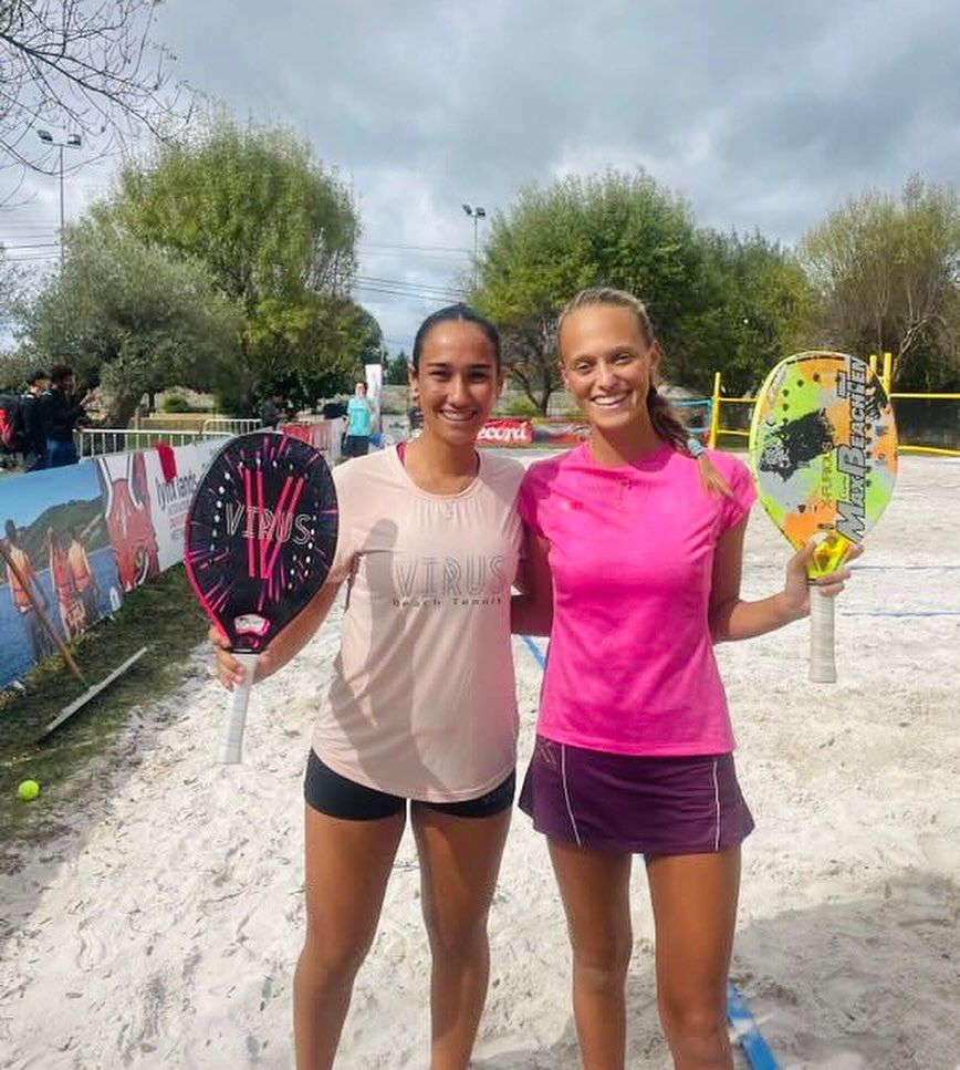 Laura Jiménez y Debora Madile, en el ITF BT100 de Penamacor Laura Jiménez y Debora Madile, en el ITF BT100 de Penamacor