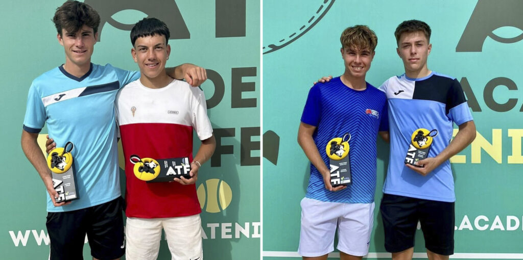 Rubén Fernández y Pol Puig, campeones en dobles en el ITF J60 de la Nucia