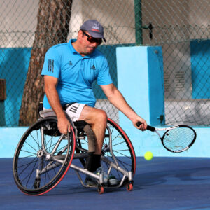 Arturo Montes en el Campeonato de Andalucía de Tenis en Silla Arturo Montes en el Campeonato de Andalucía de Tenis en Silla