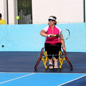 Cristina Mata en el Campeonato de Andalucía de Tenis en Silla Cristina Mata en el Campeonato de Andalucía de Tenis en Silla
