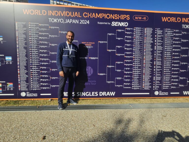 Pedro Nieto, plata en el Campeonato del Mundo +45 en Tokio