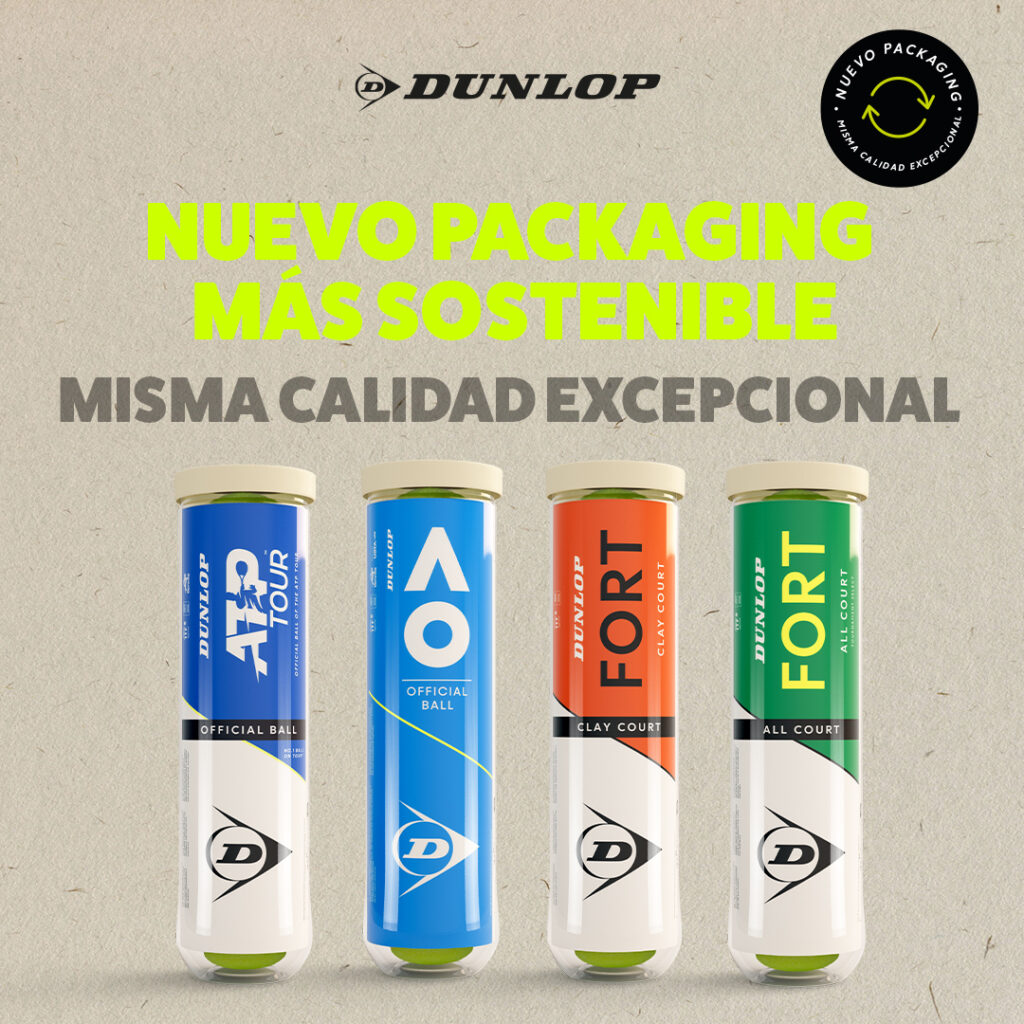 Dunlop - Nuevo packaging más sostenible Dunlop - Nuevo packaging más sostenible