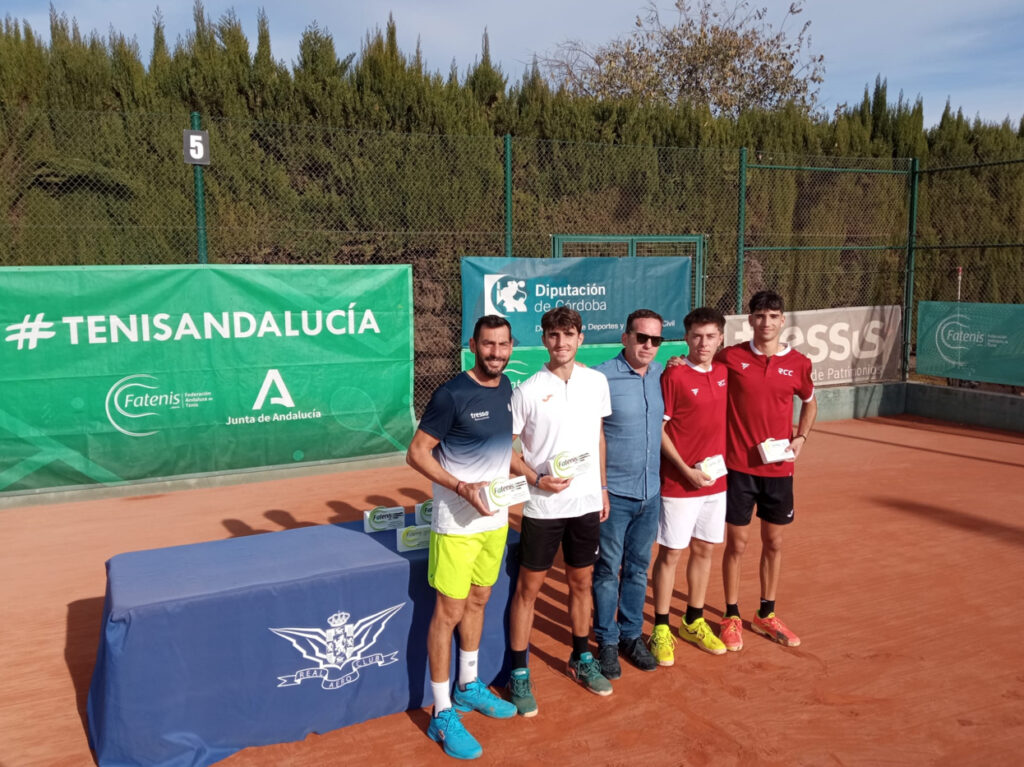 Javi Martínez, Pablo Hermoso, Pablo Pérez, Hugo Sanz, en el Campeonato de Andalucía de Dobles Javi Martínez, Pablo Hermoso, Pablo Pérez, Hugo Sanz, en el Campeonato de Andalucía de Dobles