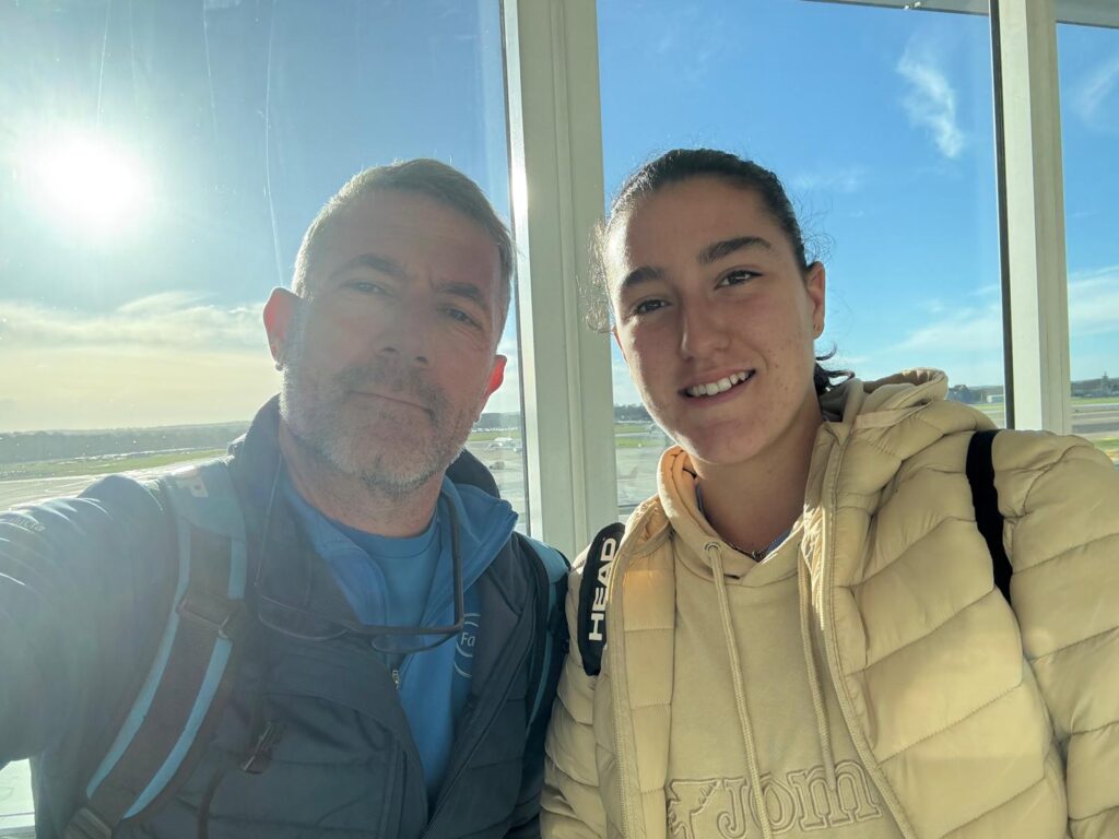 Fulgencio Tello y Lorena Solar en Túnez