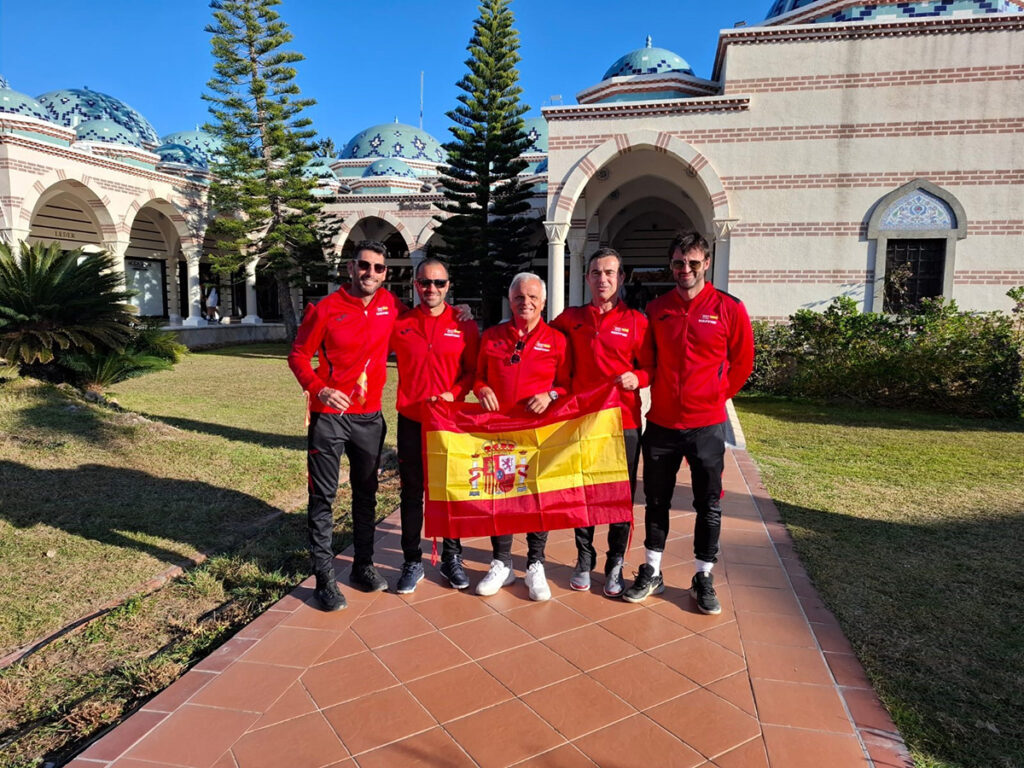 Equipo español +45 que ha conseguido el campeonato del mundo +45 en Turquía