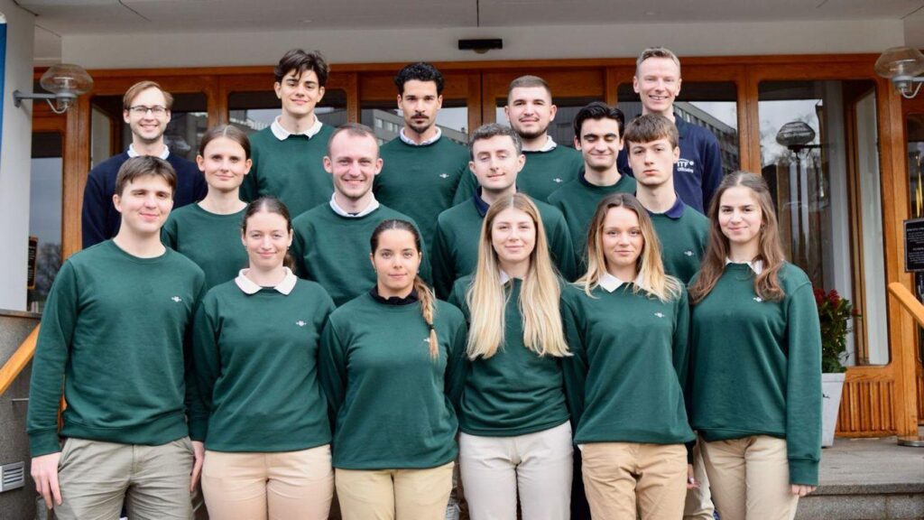 Lucía Moreno con sus compañeros en la European Youth Initiative de la ITF en Estocolmo