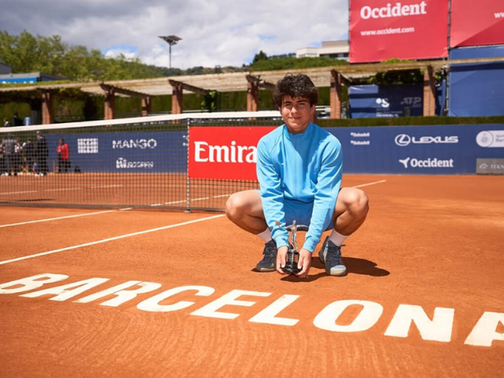 Pepe García se corona campeón en el Godó Sub 14