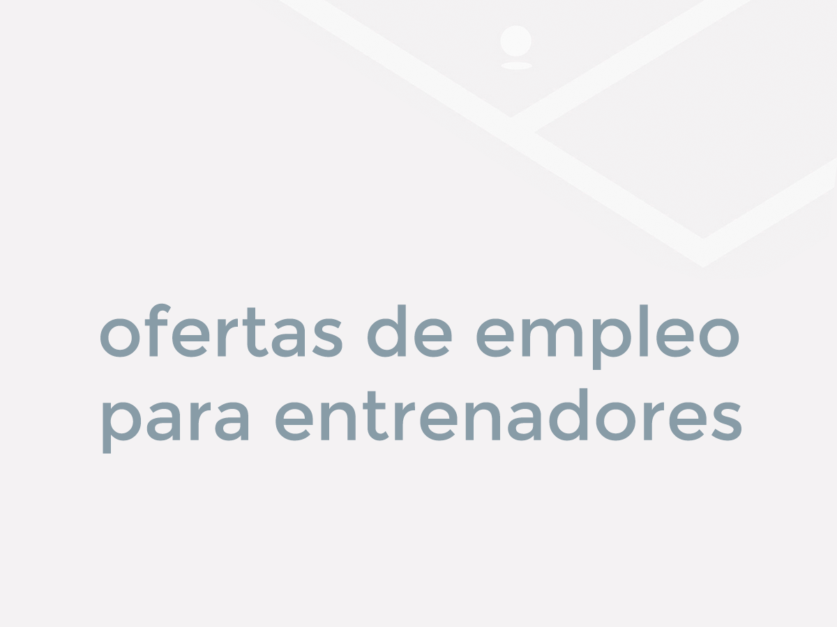 Ofertas de Empleo para Entrenadores de Tenis