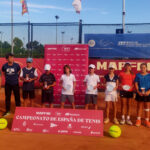 Fabiola Prause y Paula Cuevas, Campeonas de España Alevín en dobles. Luis Castro y Víctor Linares, Subcampeones de España de dobles