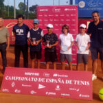 Fabiola Prause y Paula Cuevas, Campeonas de España Alevín en dobles. Luis Castro y Víctor Linares, Subcampeones de España de dobles