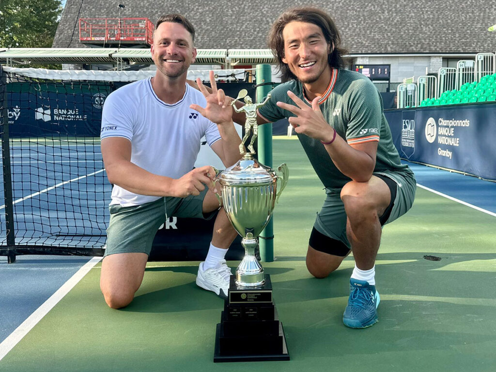Riki Ojeda y Bu Yunchaokete en un Challenger en el 2024 Riki Ojeda y Bu Yunchaokete en un Challenger en el 2024