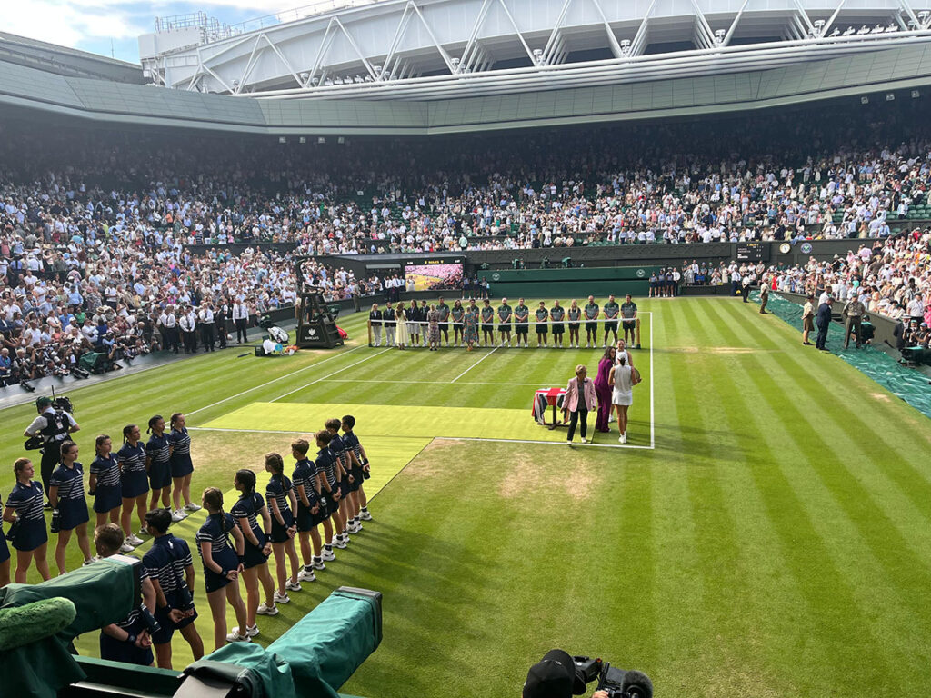 Final femenina de Wimbledon, donde la Federación Andaluza de Tenis estuvo representada por Alberto Rodríguez Cervantes, presidente Final femenina de Wimbledon, donde la Federación Andaluza de Tenis estuvo representada por Alberto Rodríguez Cervantes, presidente