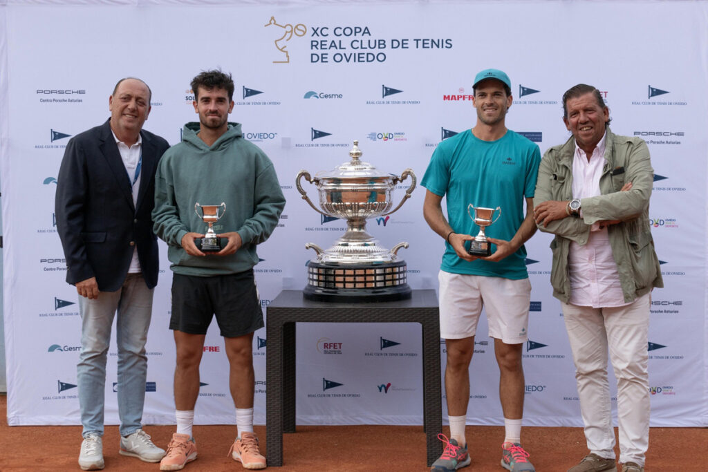 Benjamin Winter y Pedro Vives, campeones de la Riesco Cup en Oviedo | Foto: Real Club de Tenis Oviedo