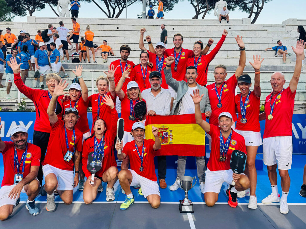 España conquista el Europeo de Pickleball con dos andaluces en el equipo