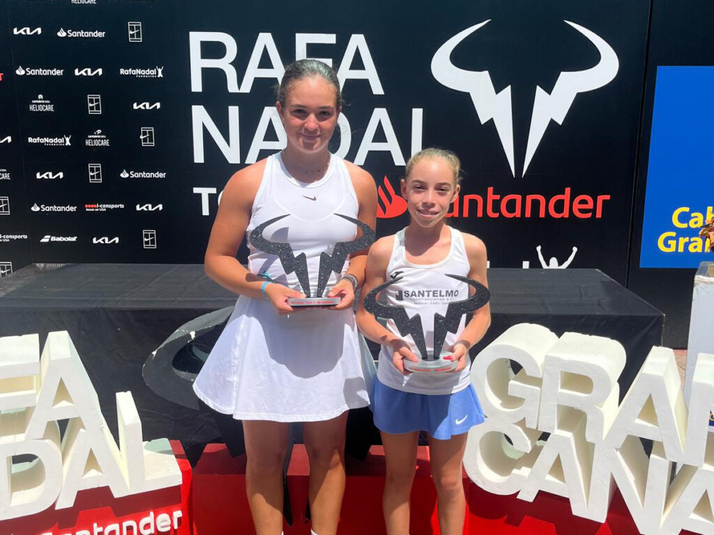 Paula Navarro y Paula Cuevas, campeonas del Rafa Nadal Tour de Gran Canaria