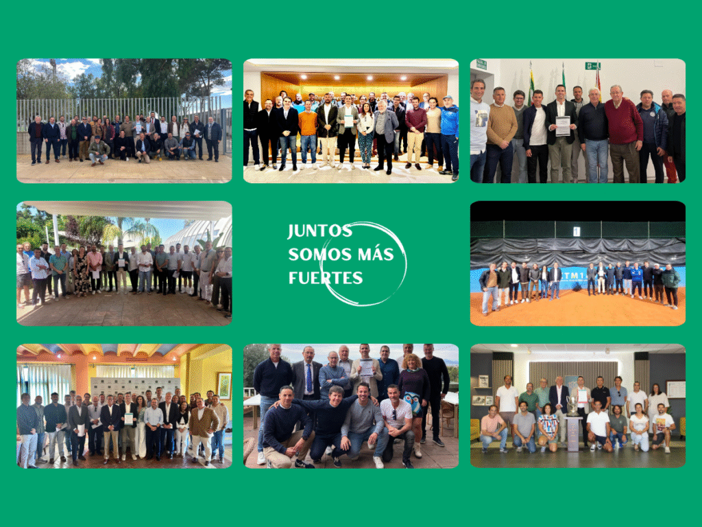 Juntos somos más fuertes - El tenis, tenis playa, pickleball y tenis en silla andaluz, unido en las 8 provincias