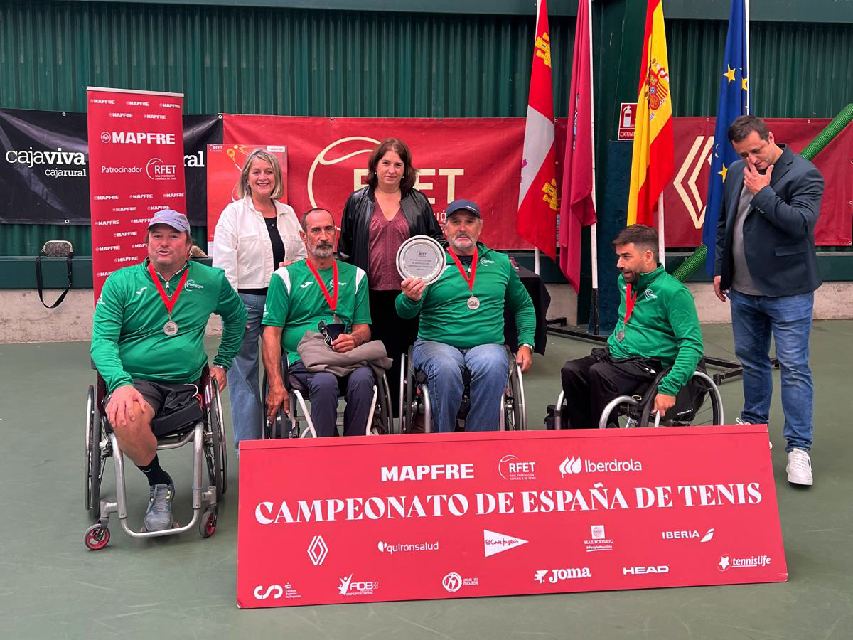 Andalucía, subcampeona de España de Tenis en Silla por Comunidades Autónomas