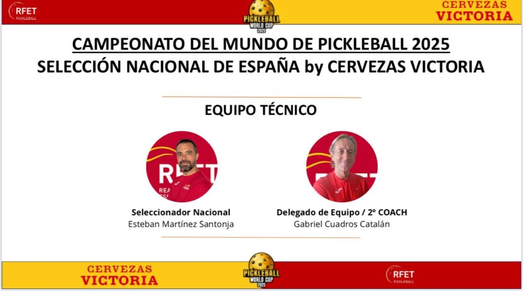 Selección Española de Pickleball para el Mundial de Florida
