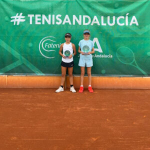 Campeonato de Andalucía Sub 11. Campeona Maria Parkhomenko y finalista Claudia Gavira. Open Arena de Córdoba