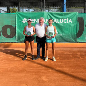 Campeonato de Andalucía Sub 15. Campeona Irene Basalo, finalista Julia Mora. Open Arena Córdoba