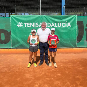 Campeonato de Andalucía Sub 9. Campeona Laura Macías y finalista, Gloria Valdés. Open Arena Córdoba