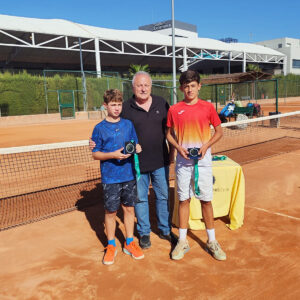 Finalistas de dobles del Campeonato de Andalucía Sub 13