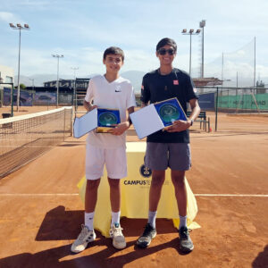 David Asensio, finalista y César Tasso, campeón de Andalucía Sub 13
