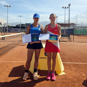 Martina Simón, finalista y Olga García, campeona de Andalucía Sub 13