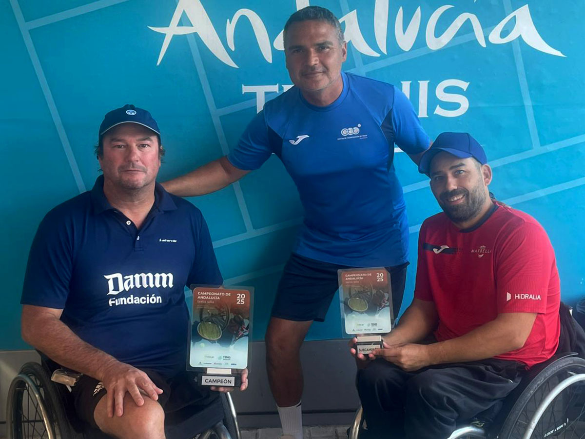 Arturo Montes, campeón de Andalucía de Tenis en Silla
