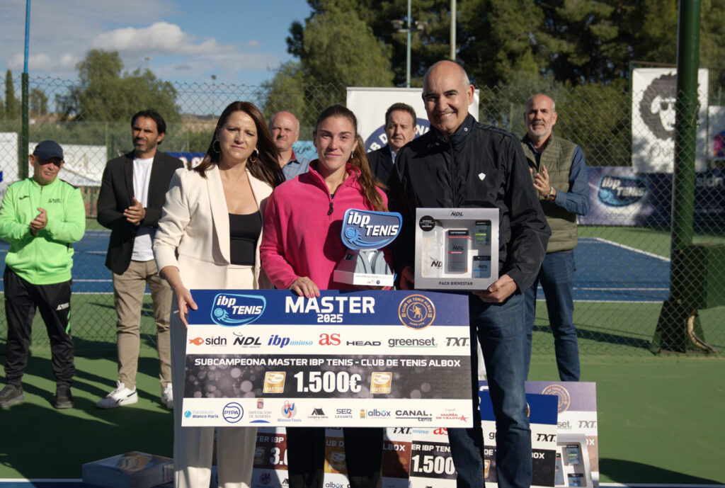 Esther López, finalista del Master IBP Tenis Pro | Foto Club de Tenis Albox
