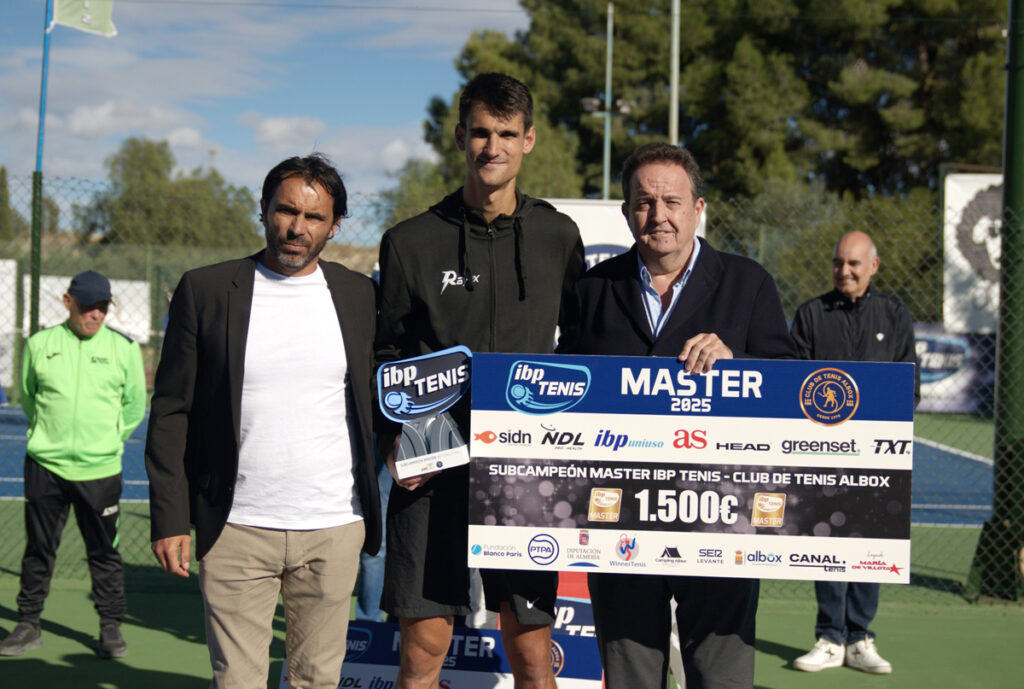 Yuri Syromolotov, finalista del Máster IBP Tenis Pro | Foto Club de Tenis Albox