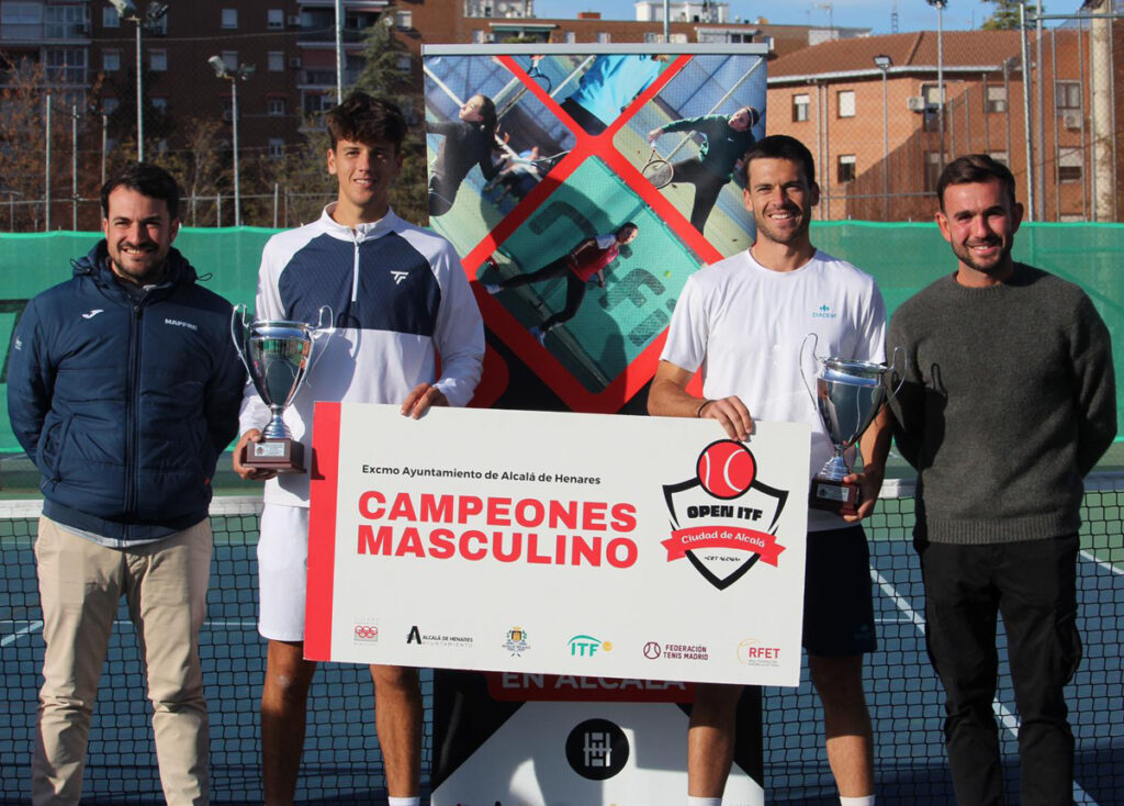 Benji Winter consigue su titulo número 19 de dobles en el ITF World Tennis Tour, esta vez junto a Izan Almazán, en Alcalá de Henares