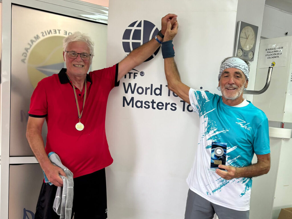 Jorge Haenelt, vencedor del ITF MT400 de Málaga, en categoría +70