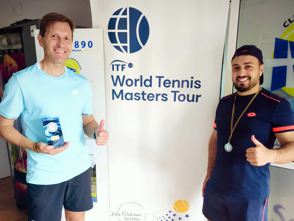 Ramón José Molina y Carlos Silva, campeón y finalista del ITF MT400 de Málaga en +35